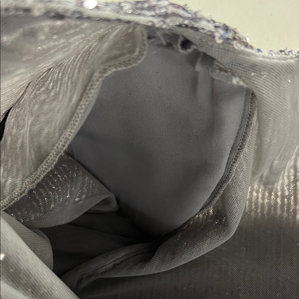 Silver Sequin Jumpsuit - image 3